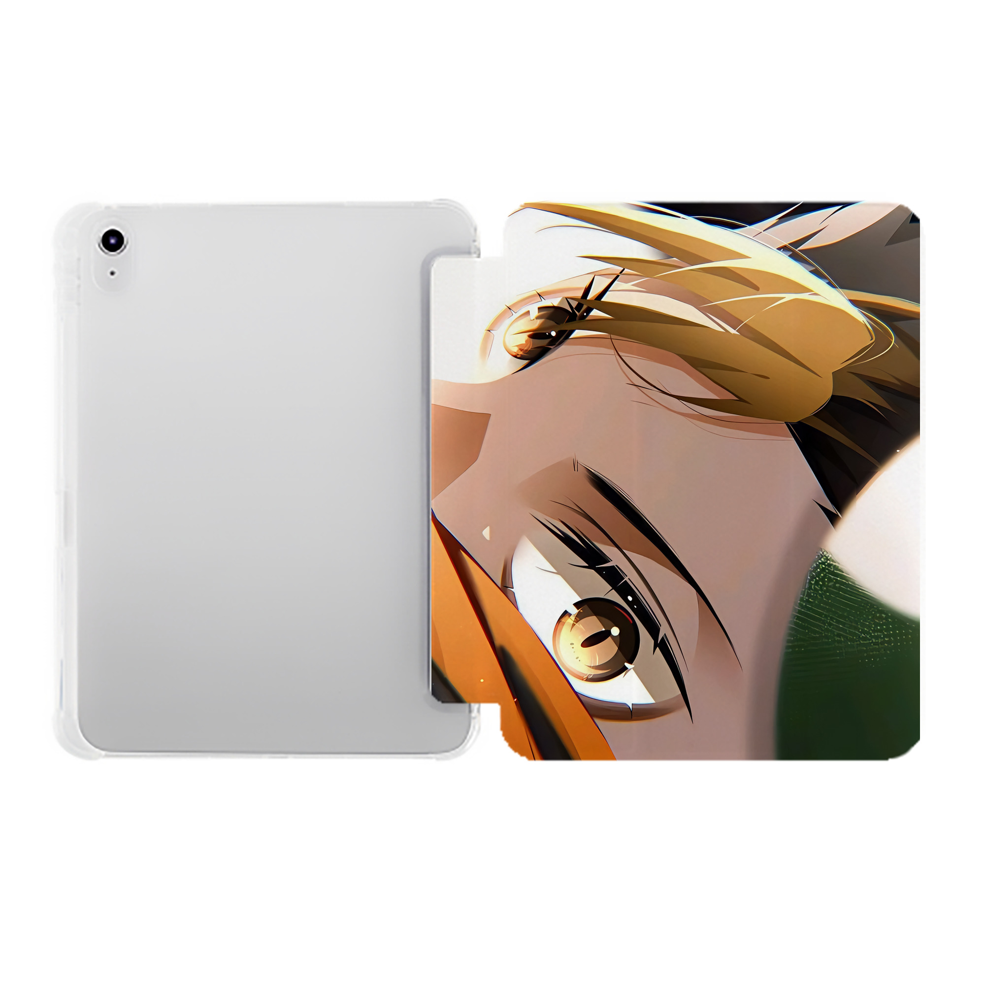 （画像用） ハイキュー!! Haikyu!! IPad ケース ペン収納付き 三つ折りスタンド PUレザー×シリコン 対応機種9.5/10.5/10.9インチ